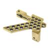 1PC Solid Brass Tattoo Machine Frame Parts US 8-32 Thread FIT for 1.25 INCH Coil FB-13 view 3