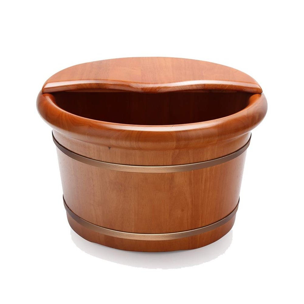 BABYCE Foot Soak Handmade Massage Bucket Foot Bath, Foot Spa Wash Bucket Feet Bath Basin Tub Foot Bath Spa Bowl for Feet Stress