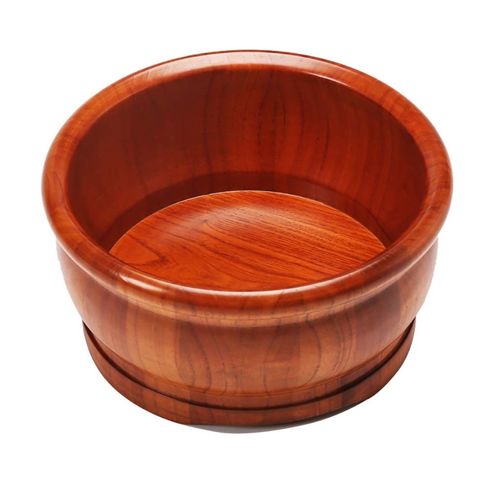 BABYCE Foot Soak Handmade Footbath Basin, footbaths Smooth Surface, Bathroom Accessories Foot Bath Spa Bowl for Feet Stress Relief