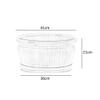 BABYCE Foot Soak Handmade Footbath Basin, footbaths Smooth Surface, Bathroom Accessories Foot Bath Spa Bowl for Feet Stress Relief view 2
