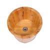 BABYCE Foot Soak Handmade Footbath Basin, footbaths Smooth Surface, Bathroom Accessories Foot Bath Spa Bowl for Feet Stress Relief view 1