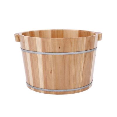 BABYCE Foot Soak Wooden Foot Tub, Solid Wood Foot Bath, Foot Spa Bath Massager Foot Spa for Adults with Lid Soak Bucket, Foot Bath Tub feet Soaking Tub Foot Bath Spa Bowl for Fee