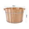 BABYCE Foot Soak Wooden Foot Tub, Solid Wood Foot Bath, Foot Spa Bath Massager Foot Spa for Adults with Lid Soak Bucket, Foot Bath Tub feet Soaking Tub Foot Bath Spa Bowl for Fee view 2