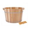 BABYCE Foot Soak Wooden Foot Tub, Solid Wood Foot Bath, Foot Spa Bath Massager Foot Spa for Adults with Lid Soak Bucket, Foot Bath Tub feet Soaking Tub Foot Bath Spa Bowl for Fee view 3