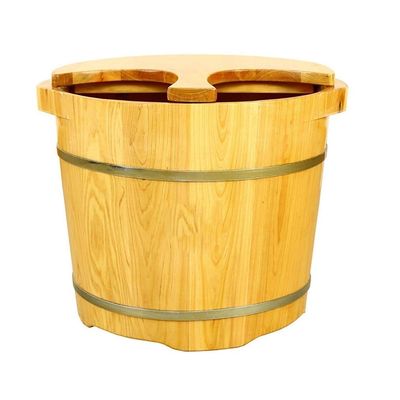KIZMIQ Foot Spas for Home Use Foot Spa Bath Tub,Solid Wood Foot Basin for Soaking Foot,Toe Nails,and Ankles,Pedicure,Portable Foot Tub
