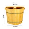 KIZMIQ Foot Spas for Home Use Foot Spa Bath Tub,Solid Wood Foot Basin for Soaking Foot,Toe Nails,and Ankles,Pedicure,Portable Foot Tub view 2
