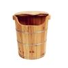 BABYCE Foot Soak Handmade Massage Bucket Foot Bath, Foot Spa Wash Bucket Feet Bath Basin Tub Foot Bath Spa Bowl for Feet Stress (Color : B) view 1