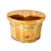 BABYCE Foot Soak Thicken Foot Basin Wooden Foot Bath Foot Barrel Wooden for Foot Bath, Massage, Spa, Sauna, Soak, Durable Foot Basin with Lid Foot Bath Spa Bowl for Feet Stress Rel view 1