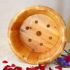 BABYCE Foot Soak Thicken Foot Basin Wooden Foot Bath Foot Barrel Wooden for Foot Bath, Massage, Spa, Sauna, Soak, Durable Foot Basin with Lid Foot Bath Spa Bowl for Feet Stress Rel view 4