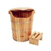 BABYCE Foot Soak Handmade Massage Bucket Foot Bath, Foot Spa Wash Bucket Feet Bath Basin Tub Foot Bath Spa Bowl for Feet Stress (Color : C) view 1