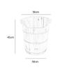 BABYCE Foot Soak Handmade Massage Bucket Foot Bath, Foot Spa Wash Bucket Feet Bath Basin Tub Foot Bath Spa Bowl for Feet Stress (Color : C) view 2