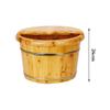 BABYCE Foot Soak Cypress Foot Bath Barrel Foot Bath Spa Bowl for Feet Stress Relief (Color : B) view 2