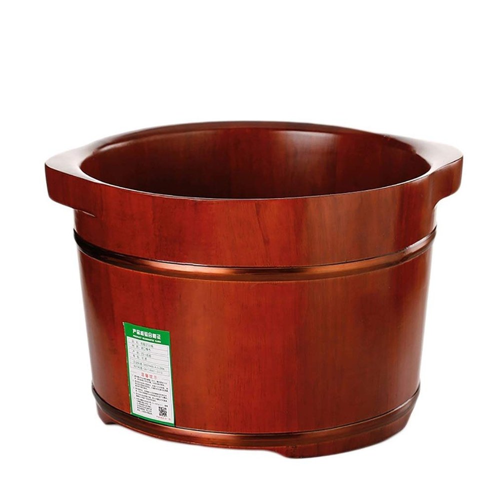 BABYCE Foot Soak Handmade Wooden Footbath Tubs, Foot Relaxing Barrel Foot Bath Spa Bowl for Feet Stress Relief