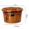 BABYCE Foot Soak Foot Tub/Foot Bath Wooden Bucket Foot Spa/Bath Massager for Toe Nails, Feet Soothe Relax Tired Feet Salon Massager Tub Wood - Very Good for Ankles, Foot Bath S view 2