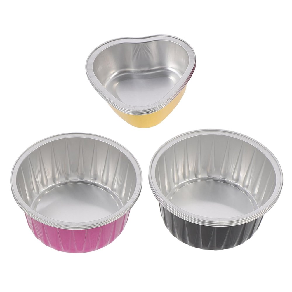 FRCOLOR 6pcs Foil Melting Bowls for Wax Heater Creative Wax Warmer Accessory for Hair Removal for Underarm and Facial Waxing Convenient and Reusable Design