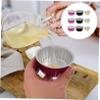 FRCOLOR 6pcs Foil Melting Bowls for Wax Heater Creative Wax Warmer Accessory for Hair Removal for Underarm and Facial Waxing Convenient and Reusable Design view 3