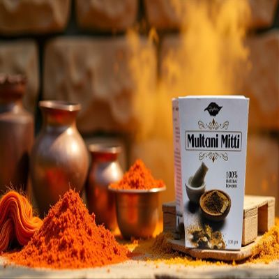 Bluekites Multani Mitti Powder 100gm pack of 10
