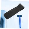 Beaupretty 4pcs Manual Shaver Storage Cases Protective Covers for Travel Portable Bag for Men Shaving Accessories for Father Husband view 3