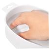 Beavorty 2pcs Nail Care Bowl Single-layer Soaking Tray for Manicure Rectangular Nail Removal Bowl for Gel Polish White for Home Salon Use view 4