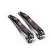 2 Pcs Household Large Flat Nail Clipper with Nail File, Durable Sharp Cutting Edge, Unisex view 1