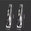 2 Pcs Household Large Flat Nail Clipper with Nail File, Durable Sharp Cutting Edge, Unisex view 2