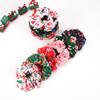 12pcs Christmas Hair Scrunchies for Women Girls Santa Christmas Tree Deer Bells Snowman Scrunchie Elastics Hair Bands Xmas Hair Accessories view 2