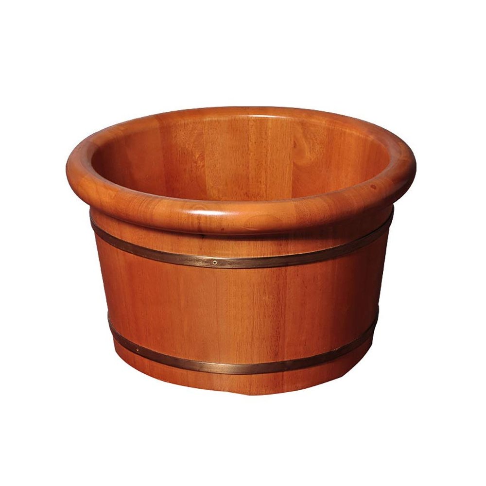 BABYCE Foot Soak Handmade Massage Bucket Foot Bath, Foot Spa Wash Bucket Feet Bath Basin Tub Foot Bath Spa Bowl for Feet Stress (Color : A)