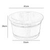 BABYCE Foot Soak Handmade Massage Bucket Foot Bath, Foot Spa Wash Bucket Feet Bath Basin Tub Foot Bath Spa Bowl for Feet Stress (Color : C) view 2