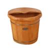 BABYCE Foot Soak Foot Tub, Cypress Wood Foot Basin Tub Bucket for Foot Bath, Spa, Sauna, Soak, Foot Bath Wooden Bucket Foot Spa Household Wash Basin Foot Bath Spa Bowl for Feet Str view 1