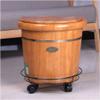 BABYCE Foot Soak Foot Tub, Cypress Wood Foot Basin Tub Bucket for Foot Bath, Spa, Sauna, Soak, Foot Bath Wooden Bucket Foot Spa Household Wash Basin Foot Bath Spa Bowl for Feet Str view 2