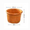 BABYCE Foot Soak Foot Bath Wooden Bucket Foot Spa Household Wash Basin Foot Bath Spa Bowl for Feet Stress Relief view 2