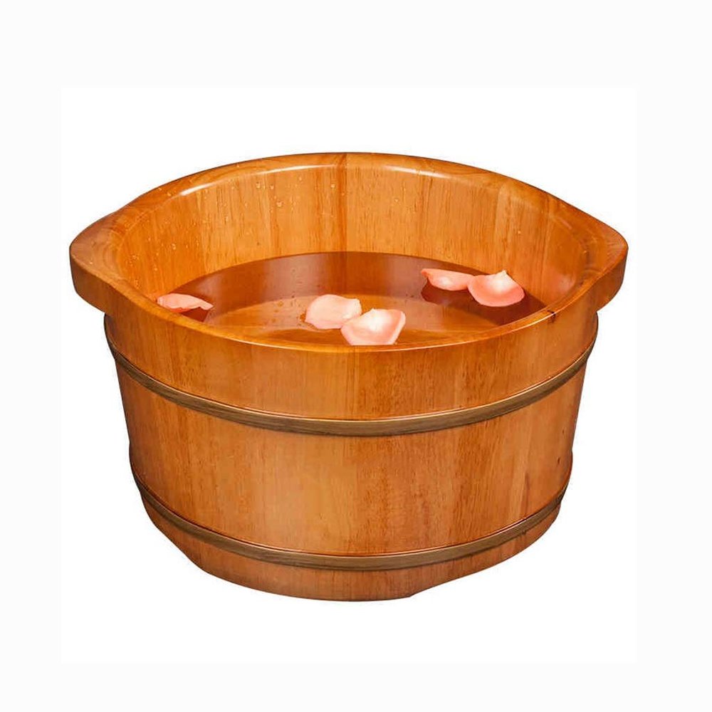 BABYCE Foot Soak Handmade Massage Bucket Foot Bath, Foot Spa Wash Bucket Feet Bath Basin Tub Foot Bath Spa Bowl for Feet Stress