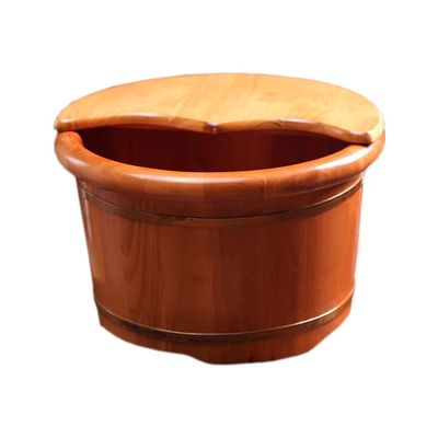 BABYCE Foot Soak Massage Foot Barrel, Volume Smooth Surface Sauna Wooden Bucket Foot Bath Spa Bowl for Feet Stress Relief