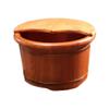 BABYCE Foot Soak Massage Foot Barrel, Volume Smooth Surface Sauna Wooden Bucket Foot Bath Spa Bowl for Feet Stress Relief view 1