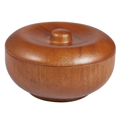 WOFASHPURET Shaving Soap Bowl with Lid Wooden Shaving Bowl for Men Shave Soap Dish