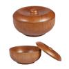 WOFASHPURET Shaving Soap Bowl with Lid Wooden Shaving Bowl for Men Shave Soap Dish view 3