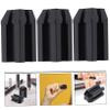 FOMIYES 12pcs Black Eyebrow Pencil Sharpener Makeup Pencil Sharpener Lipstick Eyeliner Dual Makeup Tool Lid view 4