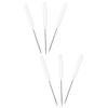 FOMIYES 6pcs Stainless Steel Cosmetic Mixing Spatula for Beauty Salon and Home Use Makeup Stirring Tools for Nail Polish Creams and Pigments Mixing view 1