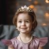 Rapunzel Crown Costume Headpiece Aurora Tangled Birthday Headband Gold Princess Tiara view 4