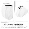 FOMIYES 6pairs Paraffin Wax Gloves and Booties for Hand and Care Exfoliating Wax Bath Mitts for Moisture Absorption for Home and Professional view 4