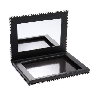 INLIMA Mirror Eyeshadow Palette Tray Creative Laser Color Change Cosmetics Refill Box Makeup Storage Organizer with Mirror