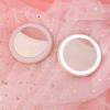 INLIMA Mirror Rechargeable Mini Portable Round HD Makeup Cosmetic Mirror with Lights Makeup Light (Color : Blue) view 4