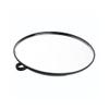INLIMA Mirror Makeup Mirror,Round Mirror,Large Professional Hairdressing Handheld Salon Round Mirror, 28cm Diameter Black view 3