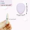 35pcs Finger Powder Puff Mini Powder Puff Finger Puff Makeup Sponge Under Eye Concealer Sponge view 2