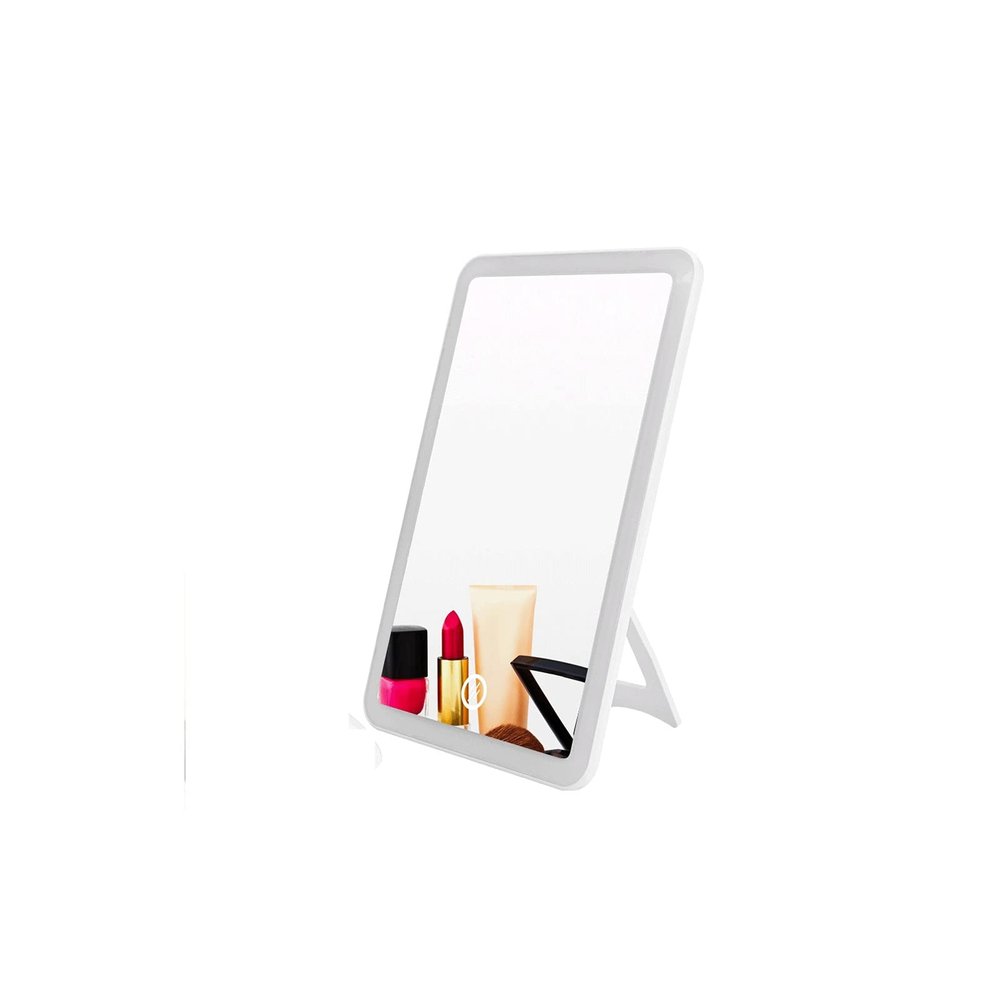 INLIMA Mirror Led Makeup Mirror Touch Screen Vanity Lights 180 Degree Rotation Table Countertop Cosmetics Bathroom Mirror