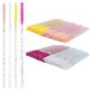 200pcs Skinny Mascara Wands Mini Spoolie Brushes Disposable Crystal Eyelash Brushes Thin Mascara Wands Micro Brush Lash Extension Supplies Lashes Extension Tools(Skinny-(Warm)-200) view 1