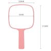 INLIMA Mirror Hand-held Makeup Mirror HD Small Square Mirror Hand Mirror with Handle Compact Mirror Women's Vanity Mirror Four Color Choice (Color : Black) view 3