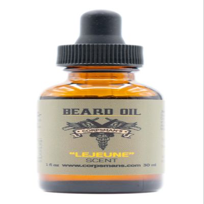 Corpsman's BEARD OIL | Nutrient Rich Oils to Promote Beard Growth and Hair Health | Four Different Scents | 2 Ounces / 30 ml (LEJUNE)