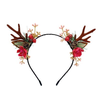 1PCS Mori Flower Hair Accessories Christmas Headdress Headband Creative Sweet Cute Cartoon Headband Variety Hair Clips