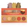 Profusion Cosmetics Blooming Beauty 5-Shade Eyeshadow Palette with Built-In Mirror  Pigmented Mini Set with Matte & Shimmer Finishes, Blendable Travel-Friendly Kit (Canyon Oasis) view 1